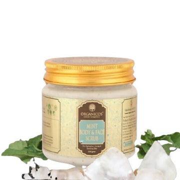 Organicos Mint Face & Body Scrub - Distacart