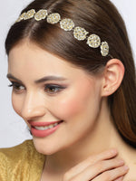 Thumbnail for NVR Women's Gold-Plated Traditional Trending Matha Patti - Distacart