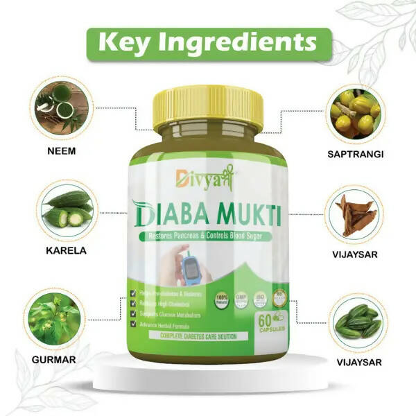Divya Shree Diaba Mukti Capsules - Distacart
