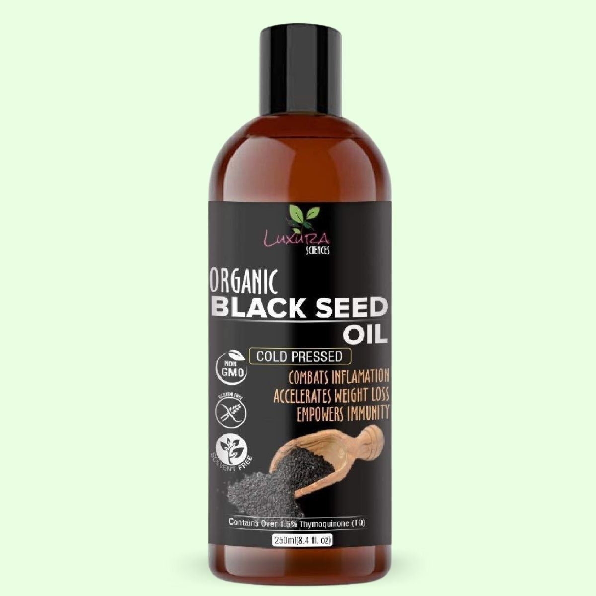 Luxura Sciences Black Seed Oil, Kalonji Oil For Hair Growth - Distacart