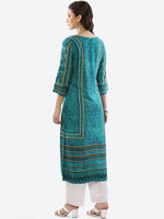 Thumbnail for Biba Women Geometric Printed Kurta - Distacart