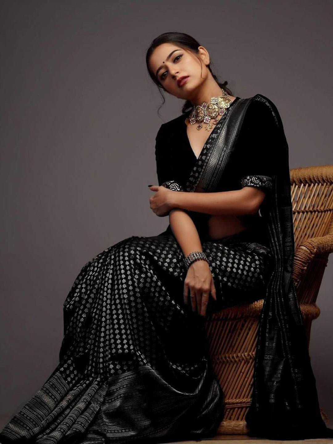 Kalini Ethnic Motifs Woven Design Zari Designer Kanjeevaram Saree - Distacart