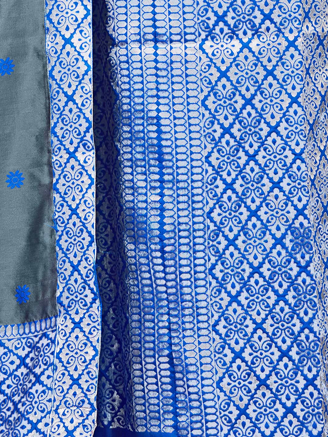 Kalini Woven Design Zari Mekla Chador Banarasi Saree - Distacart