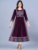 Thumbnail for Kalini Women Bandhani Printed Floral Side Slit Kurta - Distacart