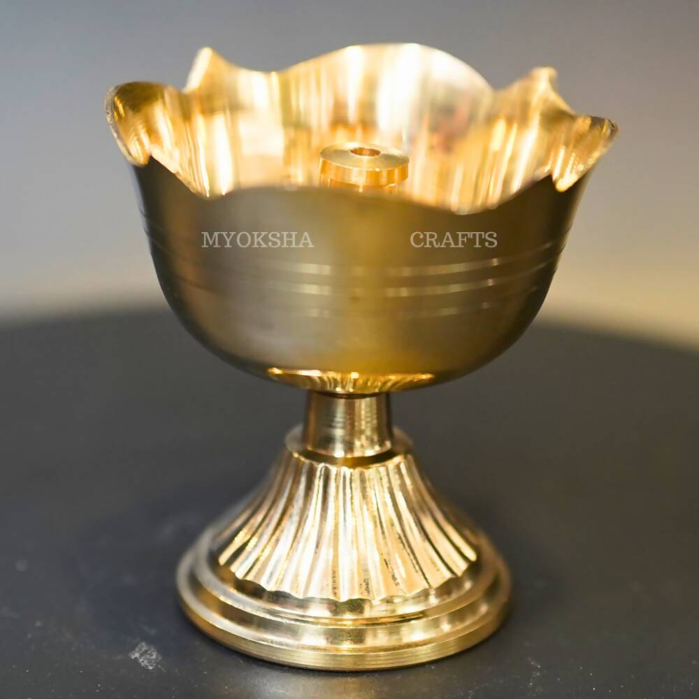 Brass Gulab Diya - Distacart