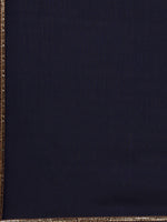 Thumbnail for Sangria Blue Gotta Patti Silk Blend Saree - Distacart