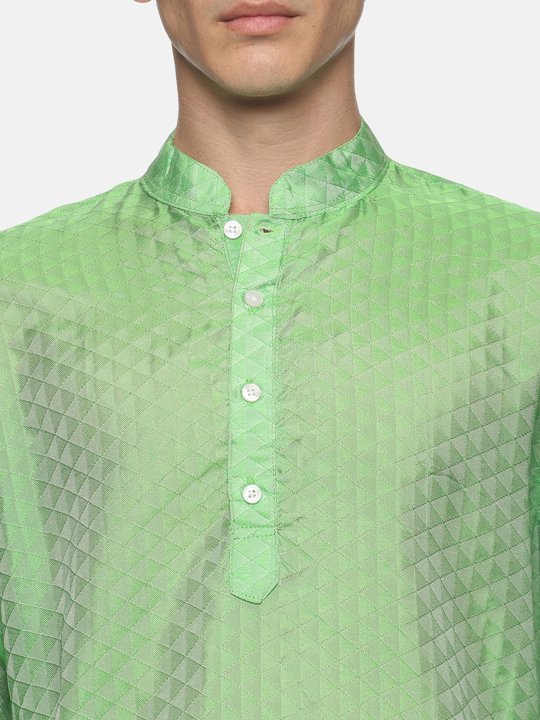 Sethukrishna Men Green Printed Kurta with Patiala - Distacart