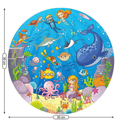 Webby Wooden Ocean Jigsaw Puzzle - 60 Pcs - Distacart