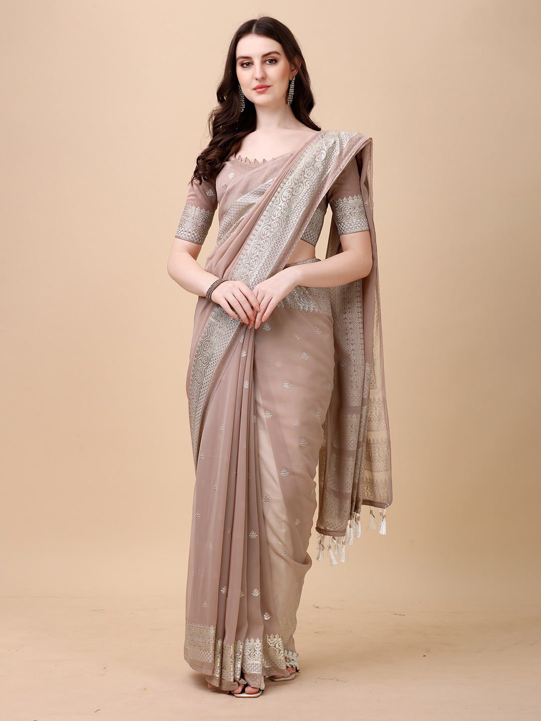 Kalini Woven Design Zari Jute Silk Saree - Distacart