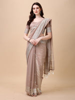 Thumbnail for Kalini Woven Design Zari Jute Silk Saree - Distacart