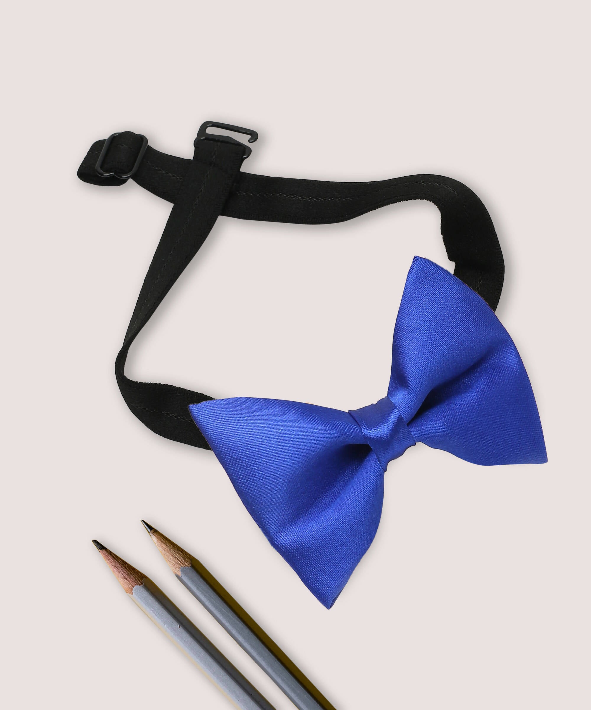 Manet Boys Solid Single Layer Bow - Bright Blue - Distacart