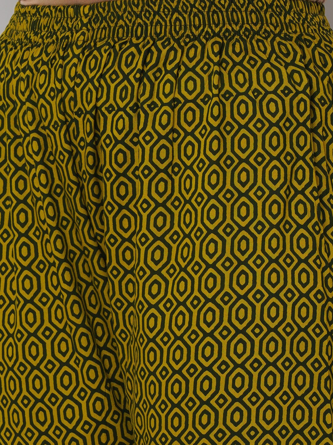 Kalini Women Green Floral Printed Gotta Patti Kurta with Sharara - Distacart