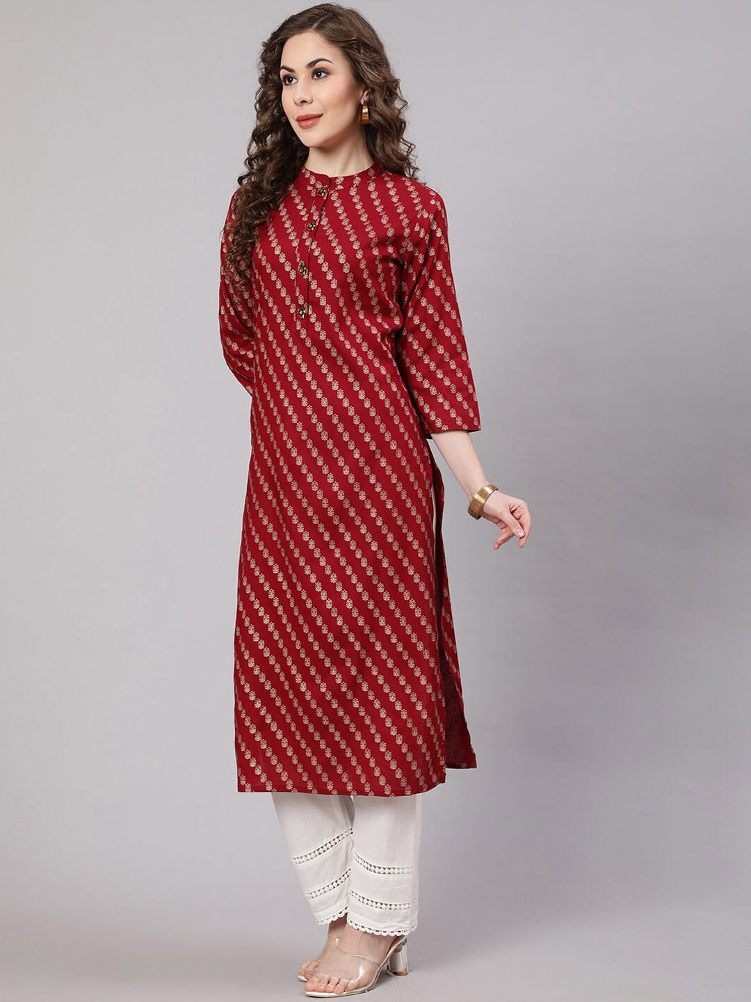 Kalini Floral Printed Floral Kurta - Distacart