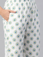 Thumbnail for Kalini Women Floral Printed Regular Kurta with Trousers - Distacart