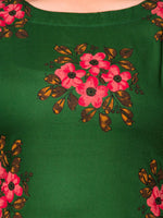 Thumbnail for Kalini Women Green Floral Printed Anarkali Kurta - Distacart
