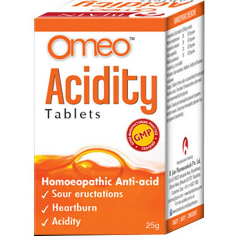 Bjain Homeopathy Omeo Acidity Tablet - Distacart