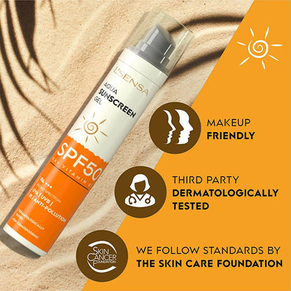 L'Sensa Aqua Sunscreen Gel SPF 50 - Distacart
