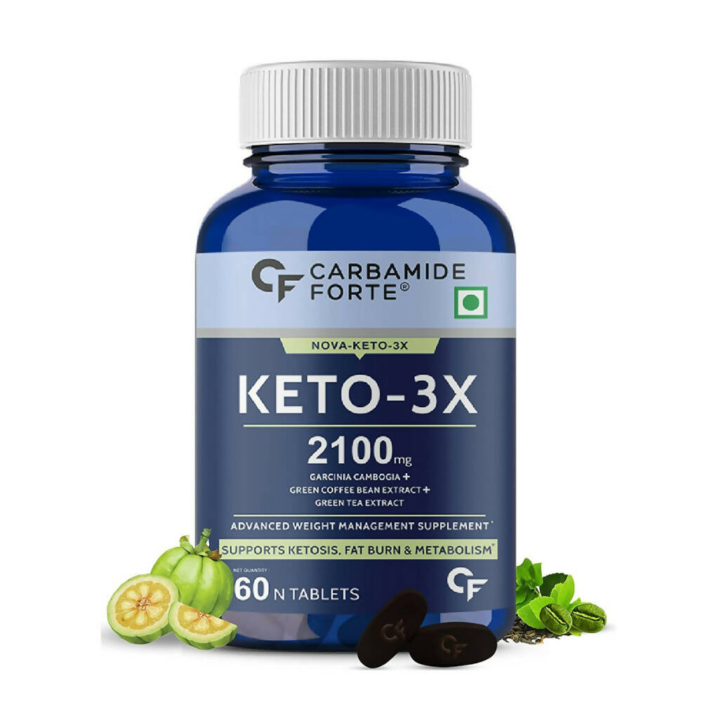 Carbamide Forte Keto-3X Fat Burner Tablets with Garcinia - Distacart