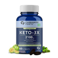 Thumbnail for Carbamide Forte Keto-3X Fat Burner Tablets with Garcinia - Distacart