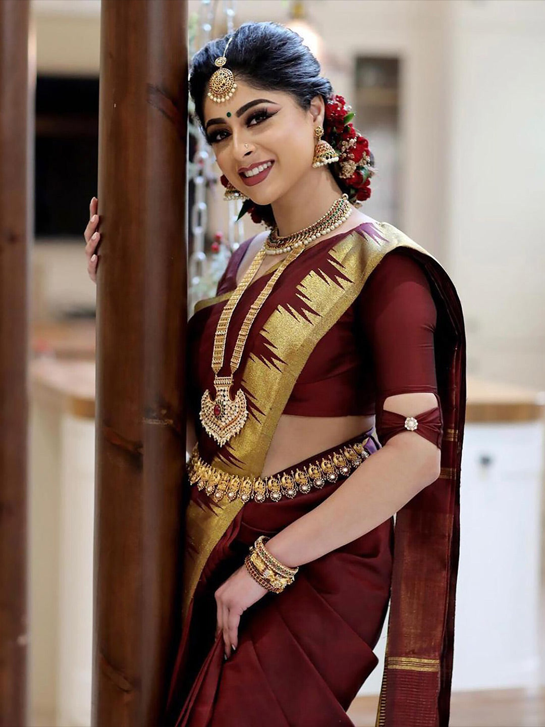 Kalini Woven Design Zari Banarasi Saree - Distacart