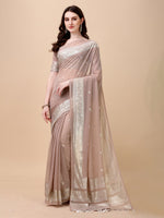 Thumbnail for Kalini Woven Design Zari Jute Silk Saree - Distacart