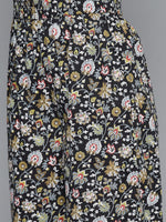 Thumbnail for HERE&NOW Women Floral Printed Regular Pure Cotton Kurta with Palazzos & Dupatta - Distacart