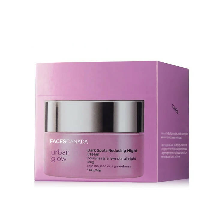 Faces Canada Urban Glow Dark Spots Reducing Night Cream - Distacart