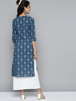Thumbnail for HERE&NOW Women Geometric Printed Kurta - Distacart