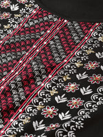 Thumbnail for Ishin Women Black & Golden Printed Kurta with Palazzos - Distacart