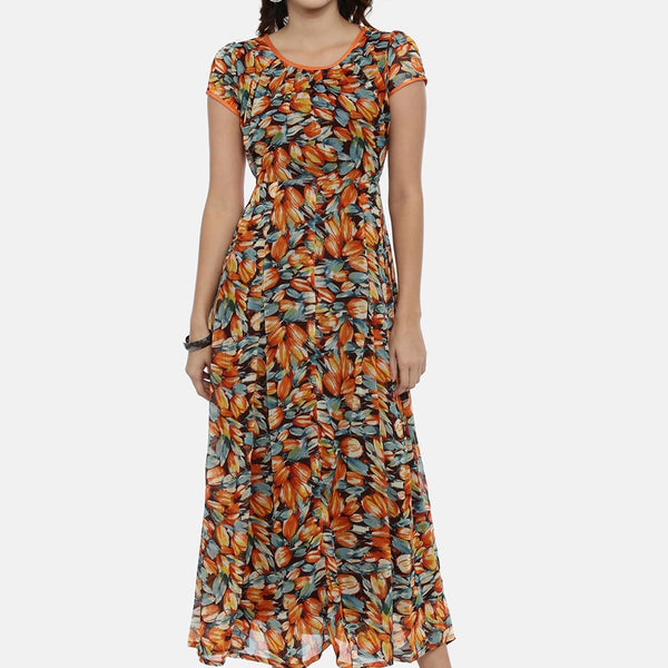 Souchii Assorted Printed Fit and Flare Kurta Dress - Distacart