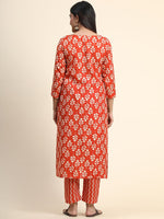 Thumbnail for Kalini Floral Printed Kurta with Pyjamas - Distacart