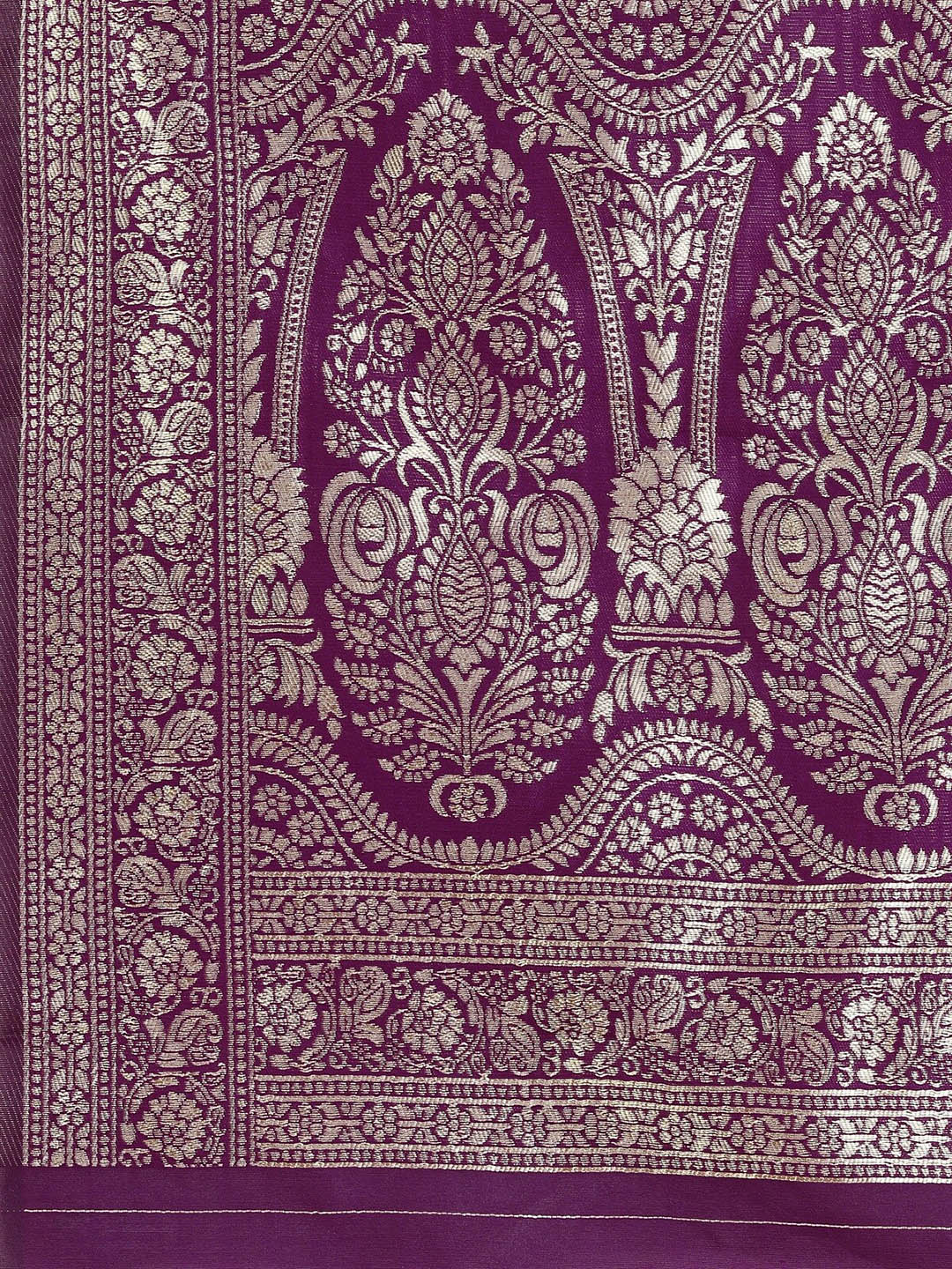 Kalini Ethnic Motifs Zari Art Silk Banarasi Saree - Distacart