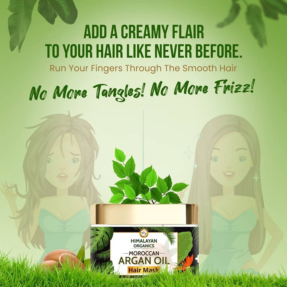 Himalayan Organics Moroccan Argan Hair Mask - Distacart