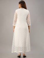 Thumbnail for Kalini Straight Kurta With Trousers & Jacket - Distacart