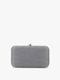 Thumbnail for Anekaant Grey & White Embellished Purse Clutch - Distacart