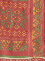 Thumbnail for Saree Mall Rust Red & Mustard Yellow Printed Saree - Distacart