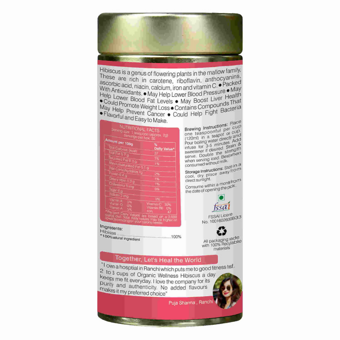 Organic Wellness Blossom Hibiscus Tin Pack - Distacart