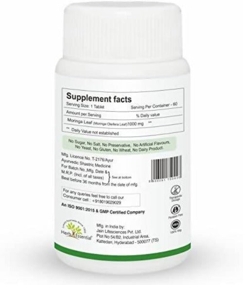 Moringa Oliefera Leaf Tablets