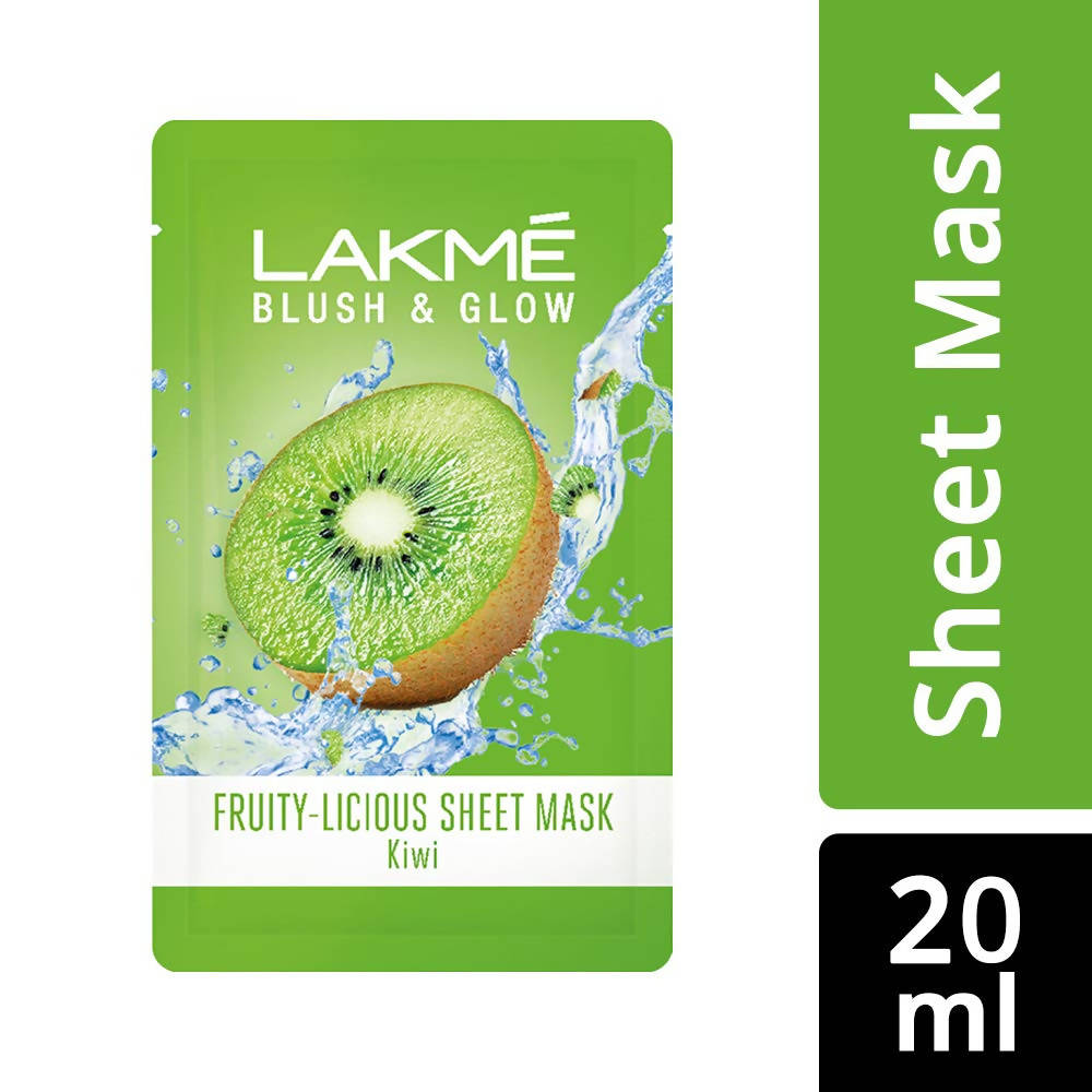 Lakme Blush And Glow Kiwi Sheet Mask 20ml