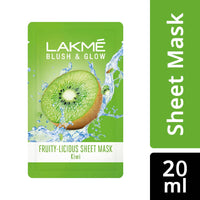 Thumbnail for Lakme Blush And Glow Kiwi Sheet Mask 20ml