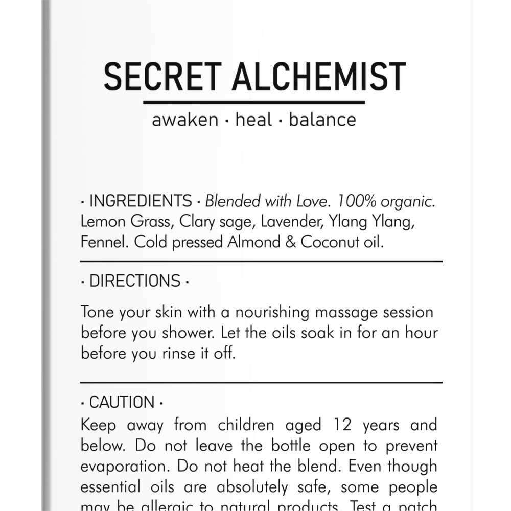 Secret Alchemist Tone Body Massage Oil - Distacart