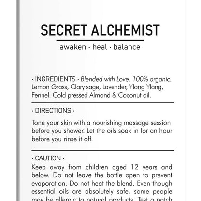 Secret Alchemist Tone Body Massage Oil - Distacart