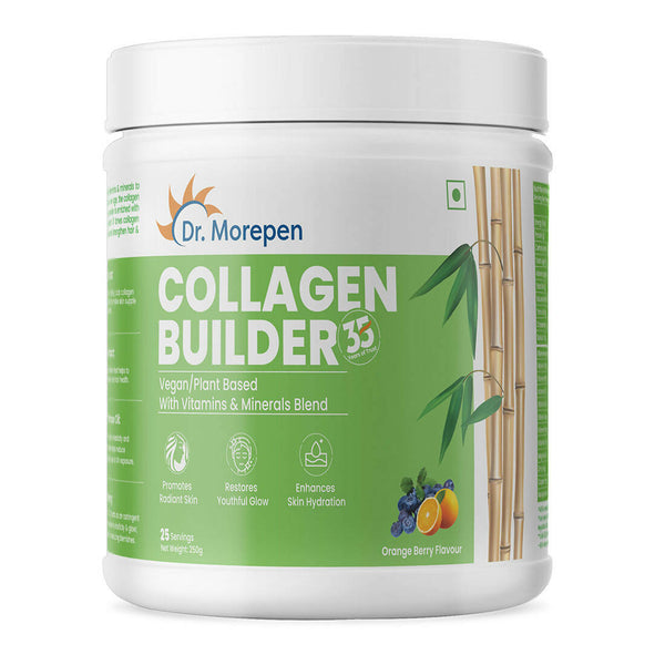 Dr. Morepen Natural Collagen Builder - Orange Berry Flavour - Distacart