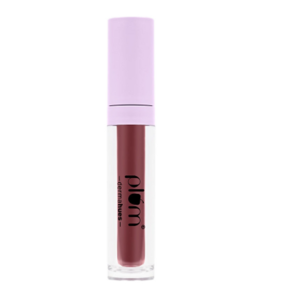 Plum Glassy Glaze Lip Lacquer 3-in-1 Lipstick + Lip Balm + Gloss 06 Vintage Rose - Distacart
