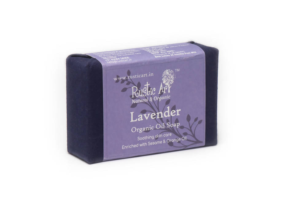 Rustic Art Lavender Organic Oil Soap