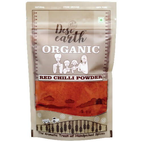 Desi Earth Organic Red Chilli Powder - Distacart