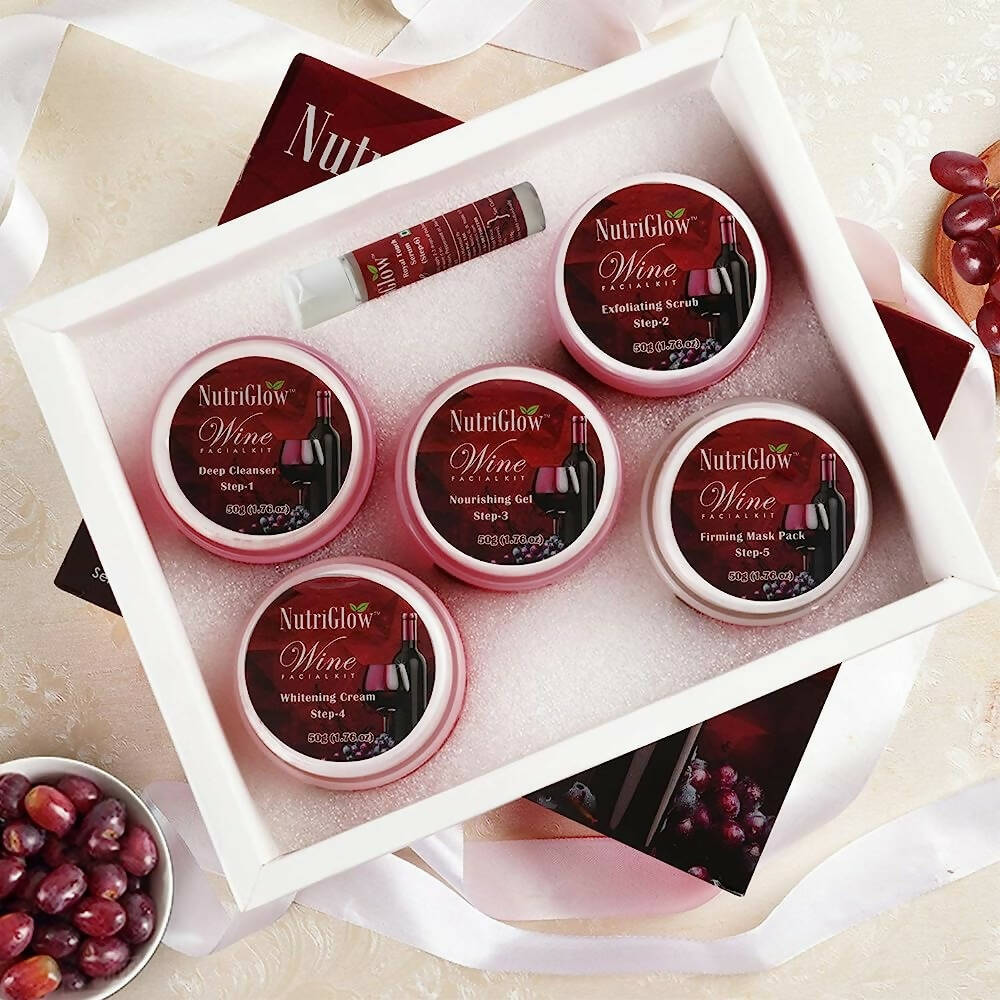 NutriGlow Wine Facial Kit - Distacart