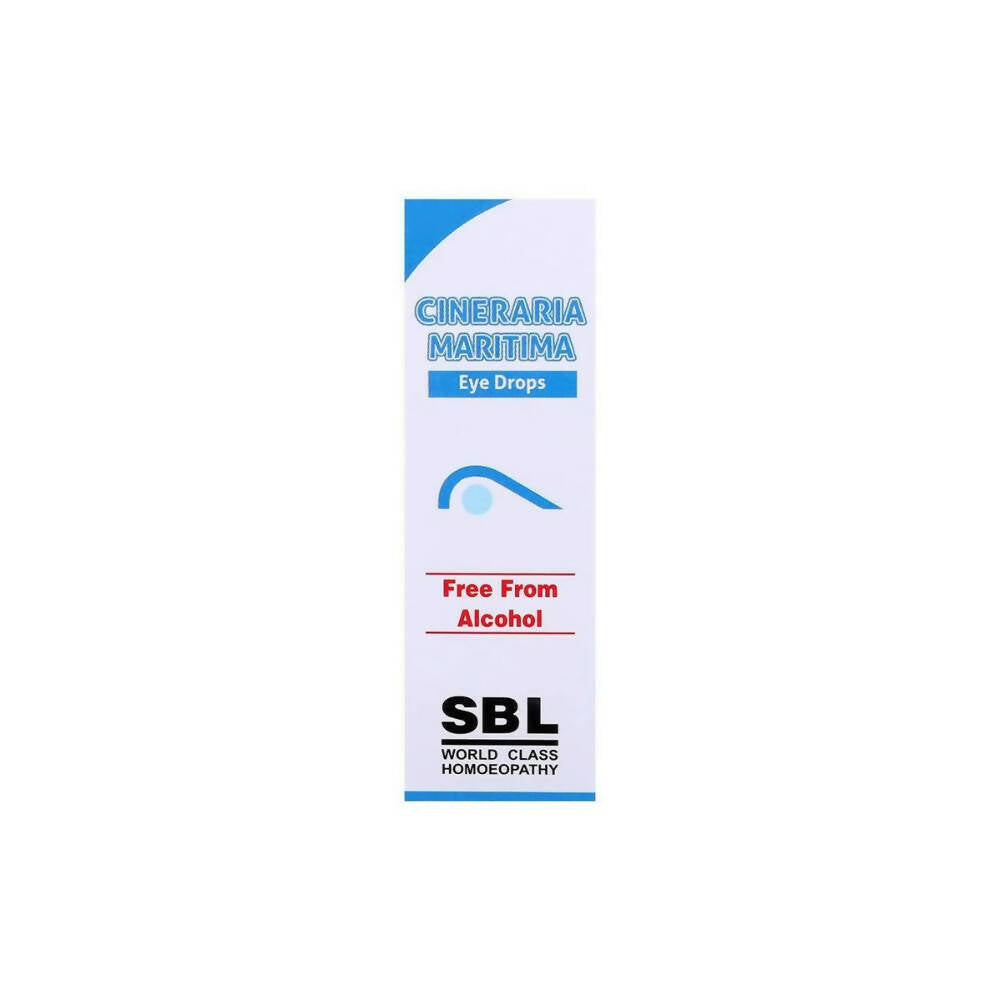 SBL Homeopathy Cineraria Maritima Eye Drops Free From Alcohol - Distacart