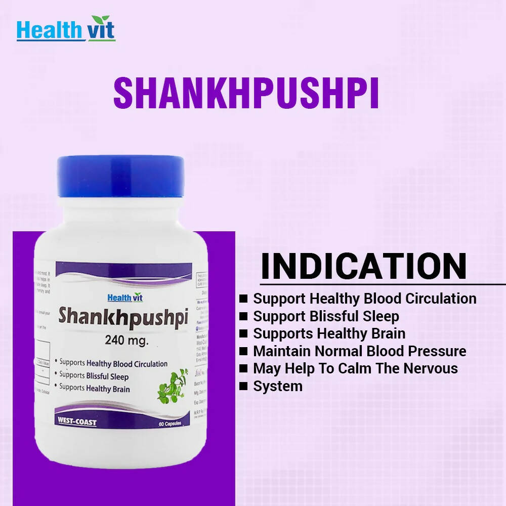 Healthvit Shankhpushpi Capsules - Distacart