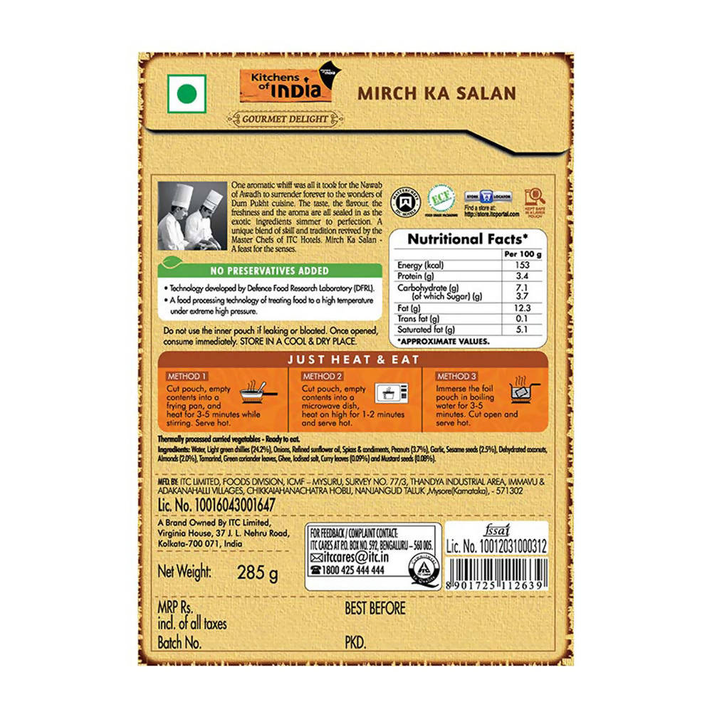 Kitchens of India Mirch Ka Salan - Distacart